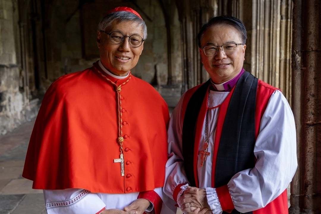The Most Reverend Andrew Chan, Archbishop of Hong Kong and The Most Reverend Stephen Chow, SJ, Bishop of Hong Kong