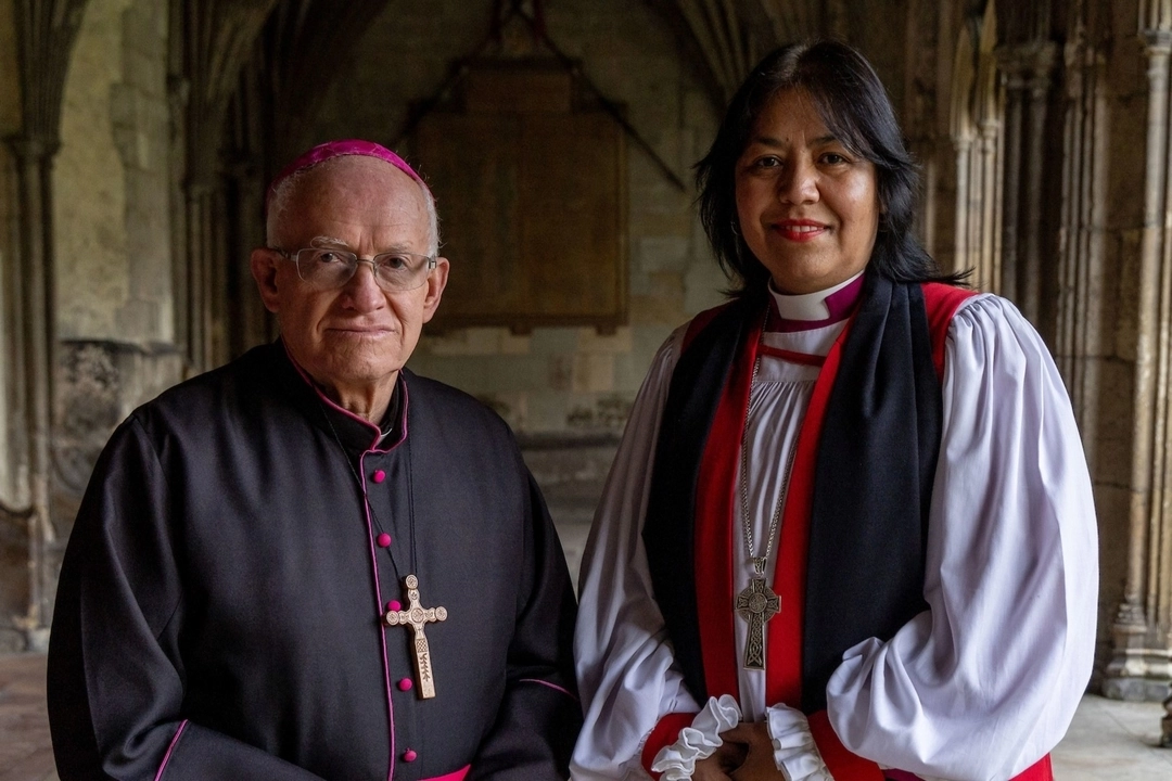 The Right Reverend Julio César Martín, Bishop of the Northern Diocese and The Most Reverend Rogelio Cabrera López, Archbishop of Monterrey