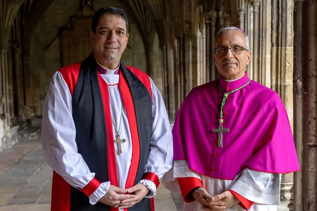 The Most Reverend Michael Lewis, Archbishop in Jerusalem and the Middle East and The Most Reverend Pierbattista Pizzaballa, Latin Patriarch of Jerusalem