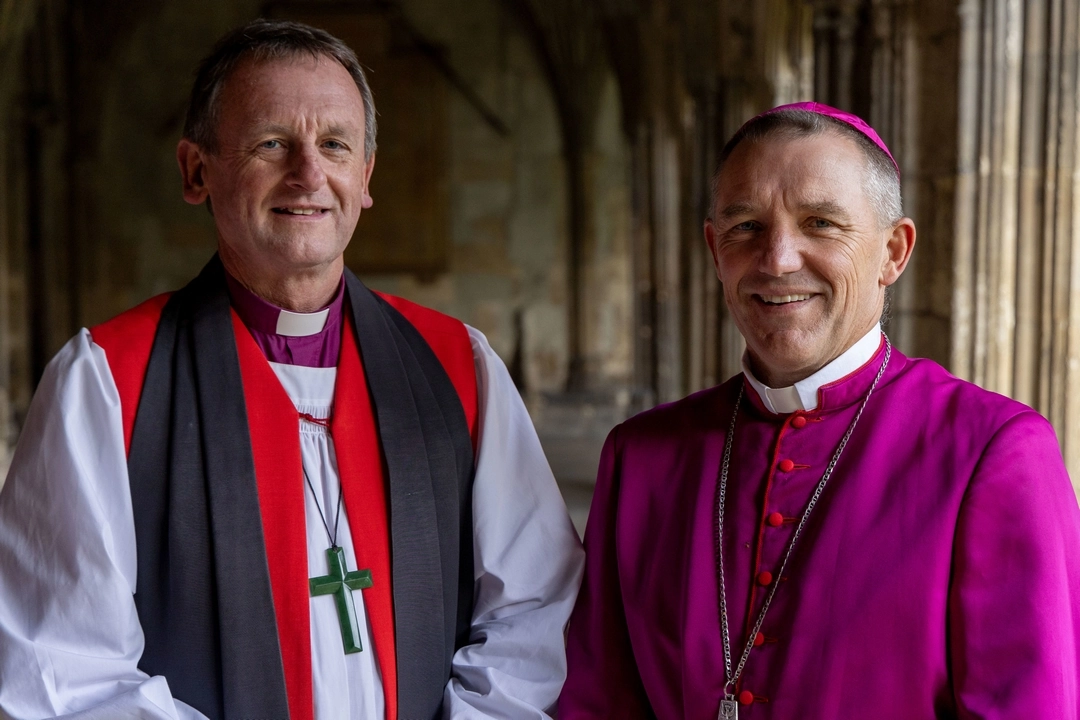 The Most Reverend Philip Richardson, Archbishop of New Zealand and The Most Reverend Paul Martin, SM, Coadjutor Archbishop of Wellington