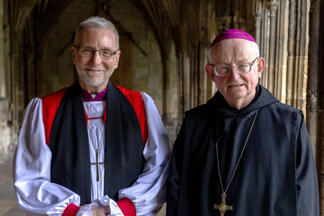The Right Reverend Ian Paton, Bishop of St Andrews, Dunkeld & Dunblane and The Most Reverend Hugh Gilbert, OSB, Bishop of Aberdeen