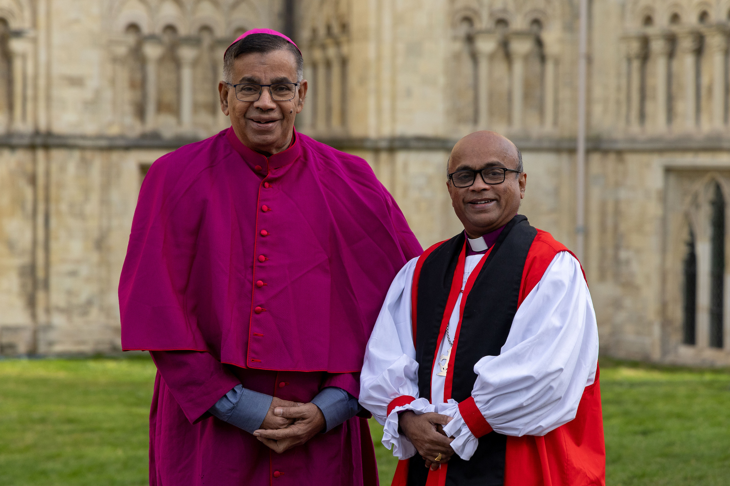 The Right Reverend Keerthisiri Fernando, Bishop of Kurunegala and The Most Reverend Malcolm Ranjith, Archbishop of Colombo